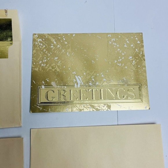 Dayspring Christmas Cards Boxed Set Of 18 Count Green And Gold Unused Lot Of 11 - Picture 7 of 8